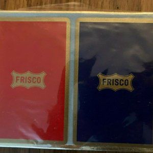 Vintage Two Decks Frisco Congress Playing Cards in Original